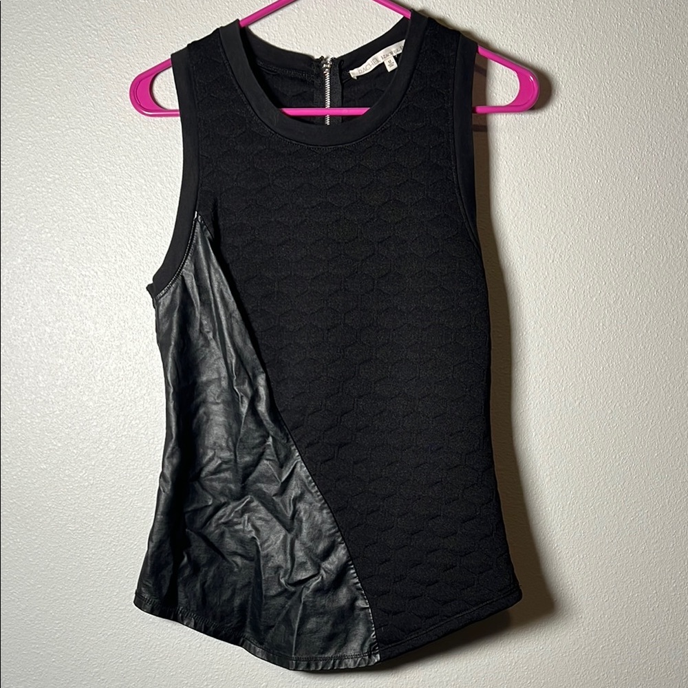 Rachel Rachel Roy faux leather top